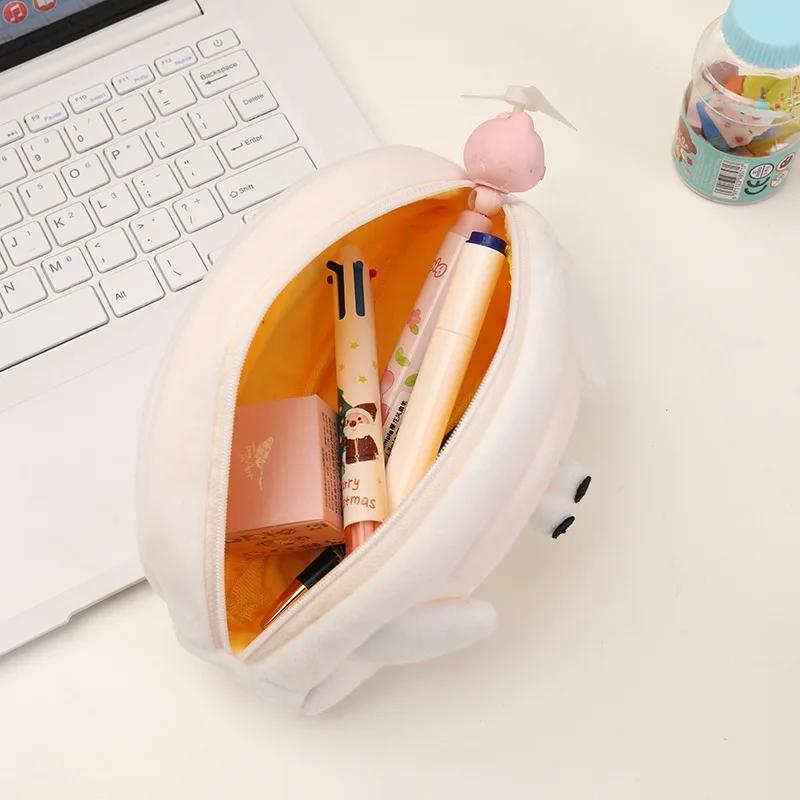 Милая забавная плюшевая сумка-карандаш с чайками