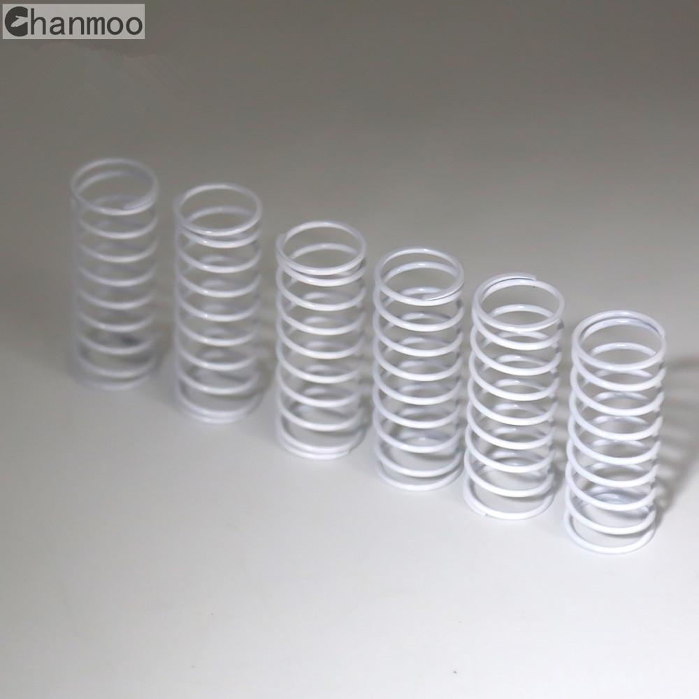 6Pcs Metal Shock Springs Compression 40*16mm for 1/10 RC Car Tamiya XV01 XV02 WR02 GF01 G601 TD4 TRF501X Upgrade Parts