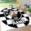 Custom Name "Vasco Shield Emblem" Carpet Rug Customizable Soft Washable Anti-Slip Home Living Room Sofa Mats Personalized Rug. 0909266