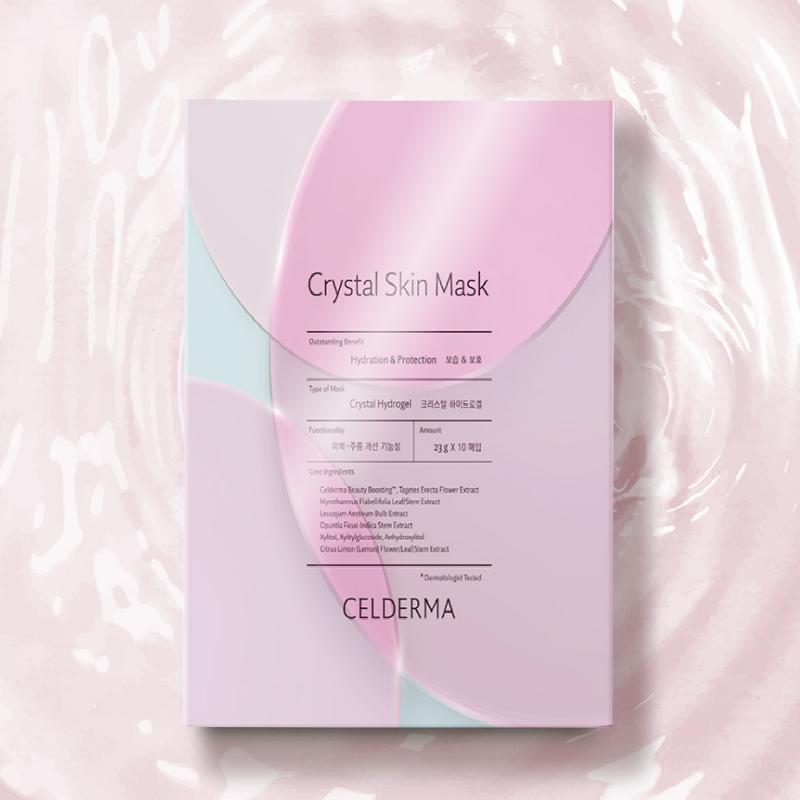 Маска для кожи Celderma Crystal, набор 10 шт.