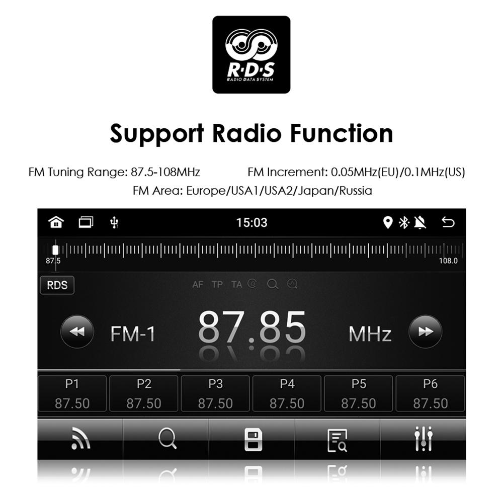 Автомобильная магнитола Hizpo 2 ГБ + 32 ГБ Carplay 7 дюймов 2 Din Android Универсальный автомобильный мультимедийный плеер Стерео 2Din Видео Автомагнитола Штатная стереонавигация GPS WiFi