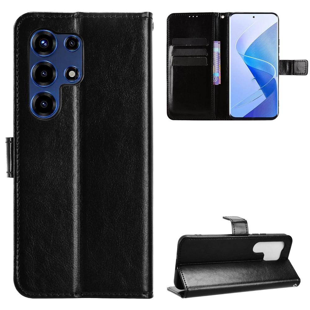 Flip Cases for Itel Super 26 Ultra / Itel S26 Ultra PU Leather Full-Body Protection Durable Phone Case