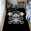 Skull Pistons carpet Living room and bedroom mats Doormat Room Office chair cushion Art