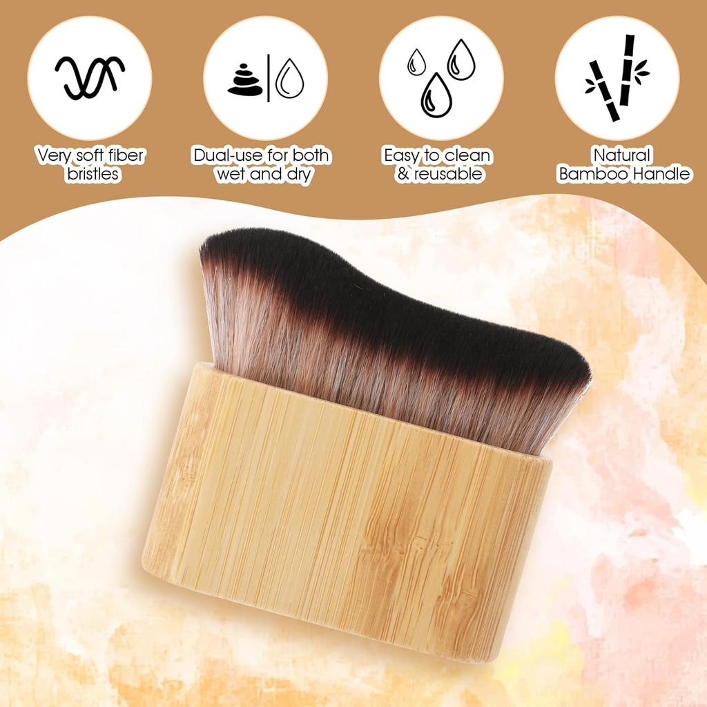 Self Tanner Brush Foundation Brush Large Tanning Brushes Leg Makeup Sunscreen Brushes Applicator Body Makeup for Bronzer Lotion Foundation Face Body