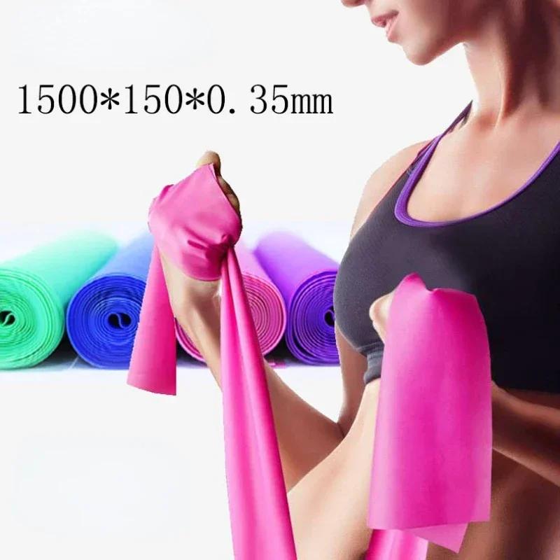 Yoga Sport Resistance Bands Pilates Training Fitness Exercise Home Gym Elastic Band Natural Rubber Latex Yoga Accessories