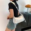 Cloud Pleated Bag Casual Personality One-shoulder Crossbody Bag Foreign Style Large Capacity Pillow Bag Down Cotton Commuter Bag Small Bag
