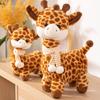 Simulation Scarf Giraffe Doll Cute Sika Deer Doll Plush Toy Deer Doll Children's Gift