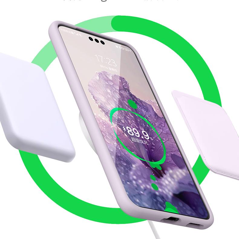 Жидкий силикон для чехла Magsafe для Xiaomi Mi 15 13 14 12 Pro Ultra Redmi K50 K60 K70 K80 Матовый мягкий магнитный чехол-кожа