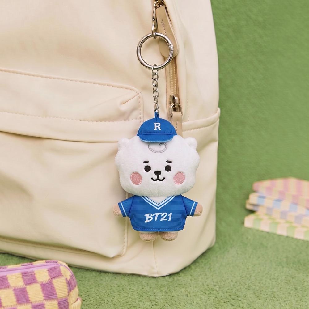 [[LINE FRIENDS] Брелок-пальчиковая кукла-бейсболист BT21
