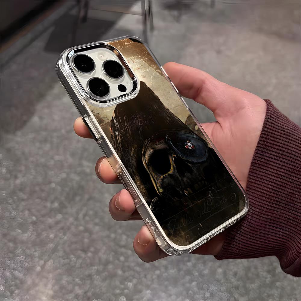 The Goonies Phone Case For IPhone 17 Air 16 E 15 14 13 12 11 Plus Pro Max Electroplated Transparent Soft Shell