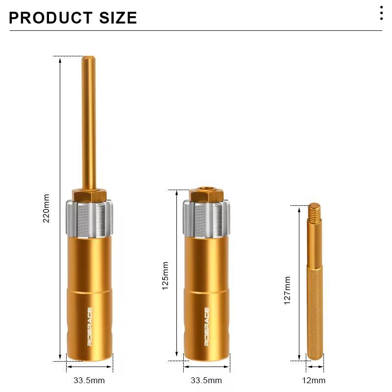 Инструмент для нарезания резьбы каретки BSA для велосипеда BC 1.37X24 TPI из высокопрочной стали Инструменты для ремонта резьбы каретки рамы шоссейного велосипеда MTB