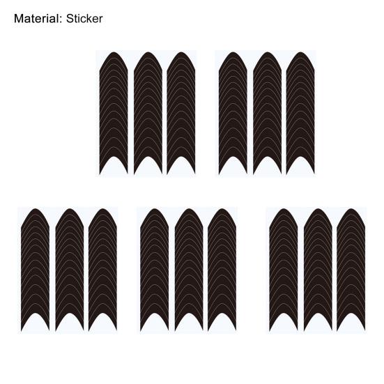 5 шт. наклейки для ногтей водонепроницаемые декоративные долговечные хорошие французские художественные полоски линии наклейки принадлежности
