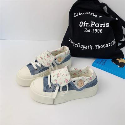 Повседневный дизайн «два в одном», летние тонкие дышащие парусиновые туфли на платформе, новинка 2025 года, универсальные маленькие белые туфли, женская обувь