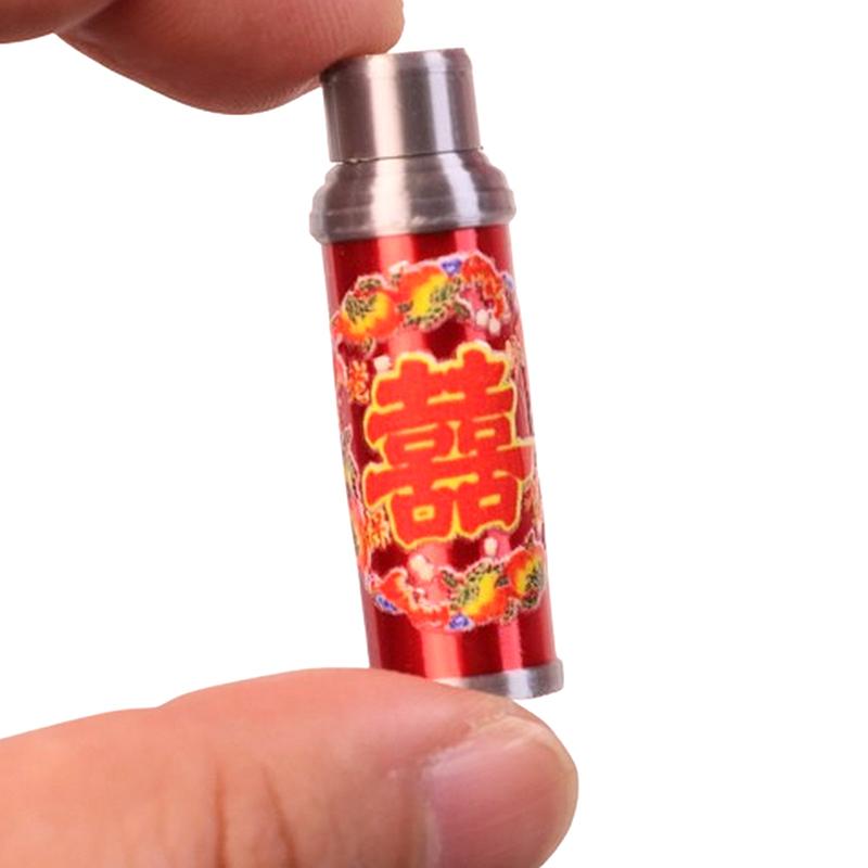 New 1/12 Dollhouse Chinese Nostalgic Scene Warm Water Bottle Model Toys Dollhouse Miniature Accessories Doll House Decoration