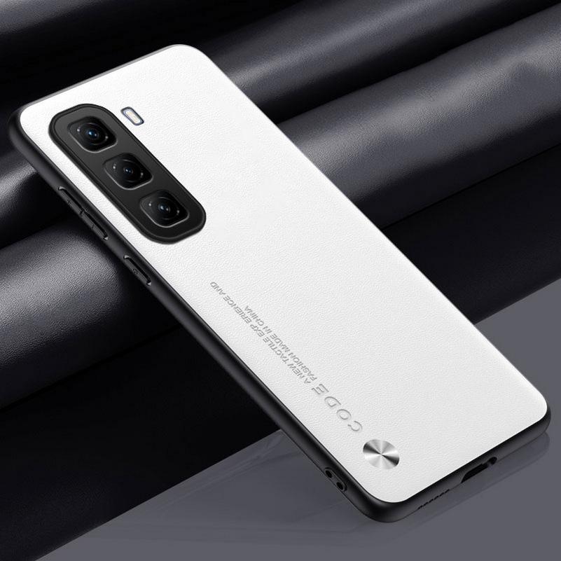 Простой кожаный чехол для Infinix Hot 50 Pro + Hot50 Pro Hot 50 50i 40 40i 30i INFINIX SMART 9 8 Роскошный жесткий защитный чехол для камеры