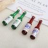 Серьги-подвески в виде пивной бутылки для женщин, креативная имитация ювелирных изделий из минеральных бутылок, симпатичные зеленые коричневые серьги-подвески