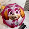 Cartoon Dog Umbrella with Automatic Open/Close & Self-8-Rib Heavy-Duty Umbrella, Compact Travel Umbrella Suitable for Outdoor