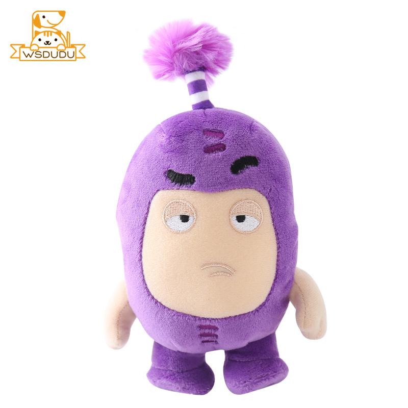 Cartoon Oddbods Plush Animal Toy Cute Stuffed Doll Fuse Bubbles Newt Pogo Slick Jeff Zee Soft Pillow Collectible Kid Adult Gifts