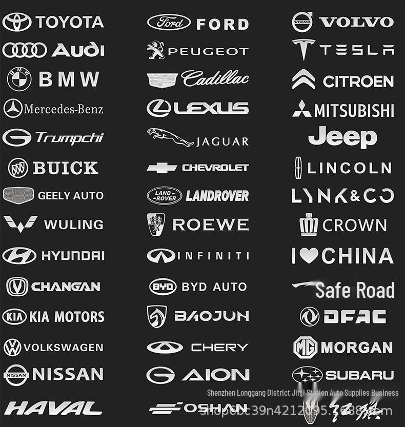 Креативная металлическая наклейка для украшения логотипа автомобиля для стеклоочистителя, консоли, окон, дверей, ступицы колеса – Настраиваемый и уникальный дизайн.