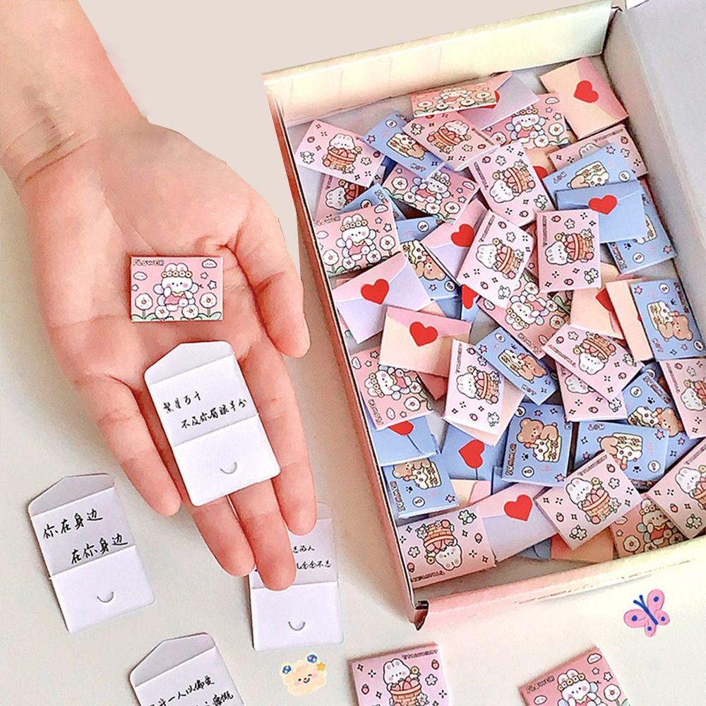 DIY Surprise Gifts Mini Love Letter Cards Set Love Envelop Set Boyfriend Girlfriend