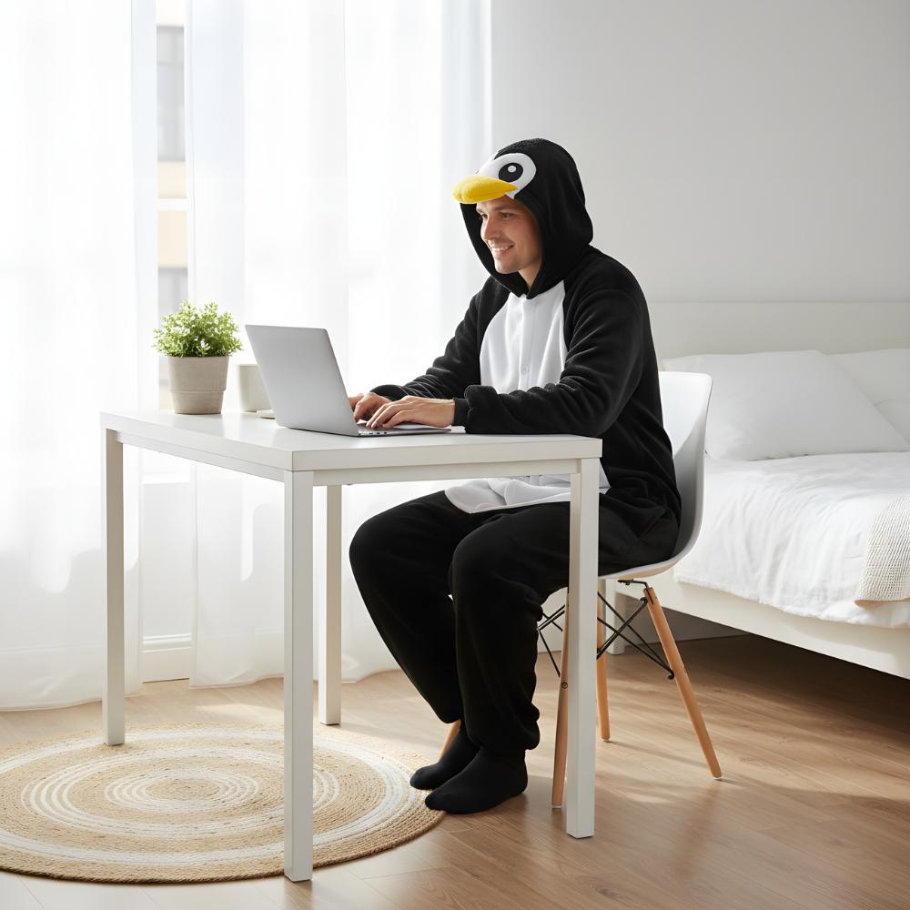 Piżama Onesie Kigurumi Kostium Przebranie Pingwin L: 165-175Cm