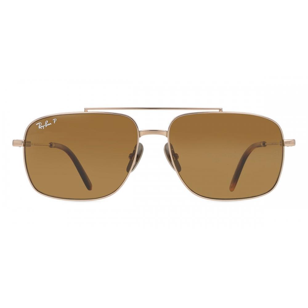 Солнцезащитные очки Ray Ban Michael Titanium Polarized для унисекс 9266an