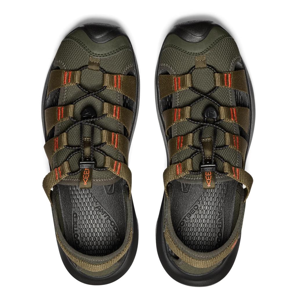 Сандалии SEANIK H2 для ЛЕСА см [KEEN] Мужские, NIGHT/DARK OLIVE, 27,0