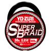 Плетеный шнур PE Super Braid 600 ярдов 50 фунтов Белый цвет YO-ZURI