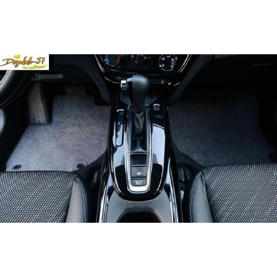 1pcs Bright black central console Gear shift frame trim FOR Honda HR-V 2016-