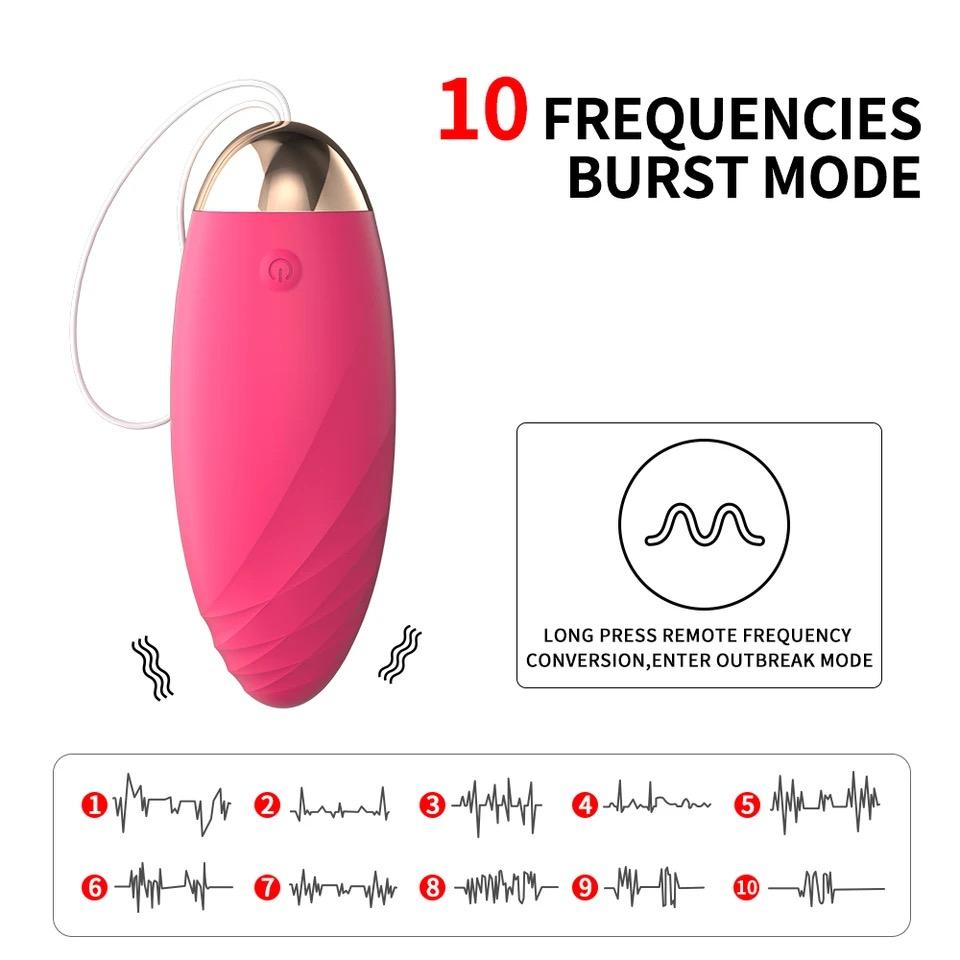 Adult Products Female Masturbation 10 Vibrating Egg Panties Vibrator Remote Control With USB Rechargeable Sex Toy for Women