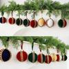 Flocked Velvet Velvet Christmas Ball 8cm Diameter Rhinestone Christmas Balls  Party Decoration