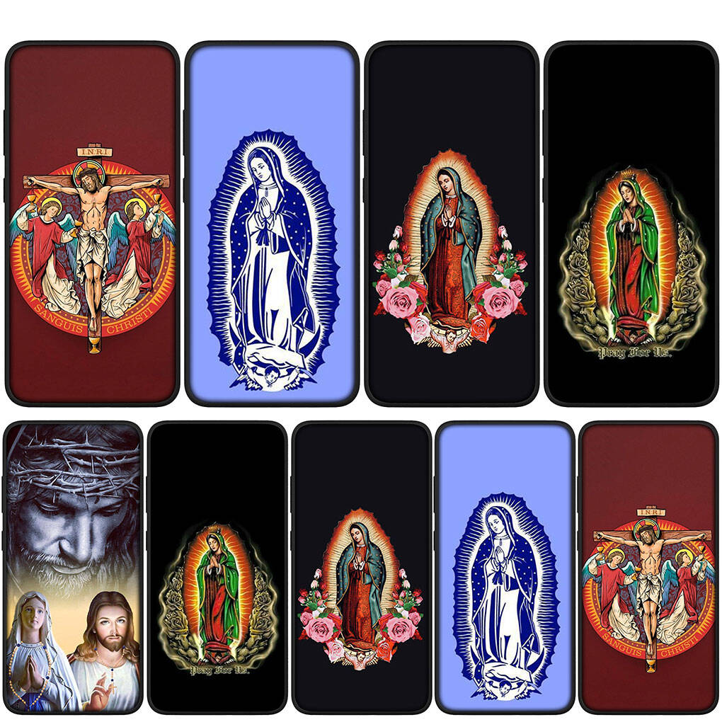 for Samsung Galaxy S25 S24 S23 S22 Ultra FE Plus A17 A37 A57 A56 A55 A06 A16 A15 A36 A26 A35 A05 A25 A54 A34 S9 Phone Case Virgen de Guadalupe Cover