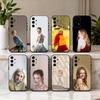 H-Hunter S-Schafer Чехол для телефона с актрисой для Samsung Galaxy A73,A72,A71,A70,A53,A52,A51,Другие Мягкий черный корпус