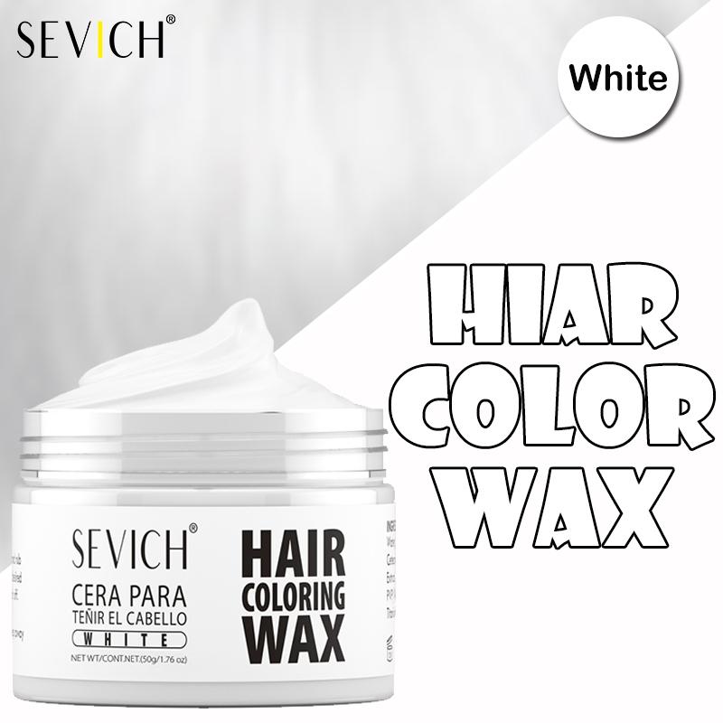 Воск для окрашивания волос 13 цветов 50 г SEVICH DIY Окрашивающая глина для волос Легко смываемая Краска для окрашивания бровей и бороды Временный крем для окрашивания волос