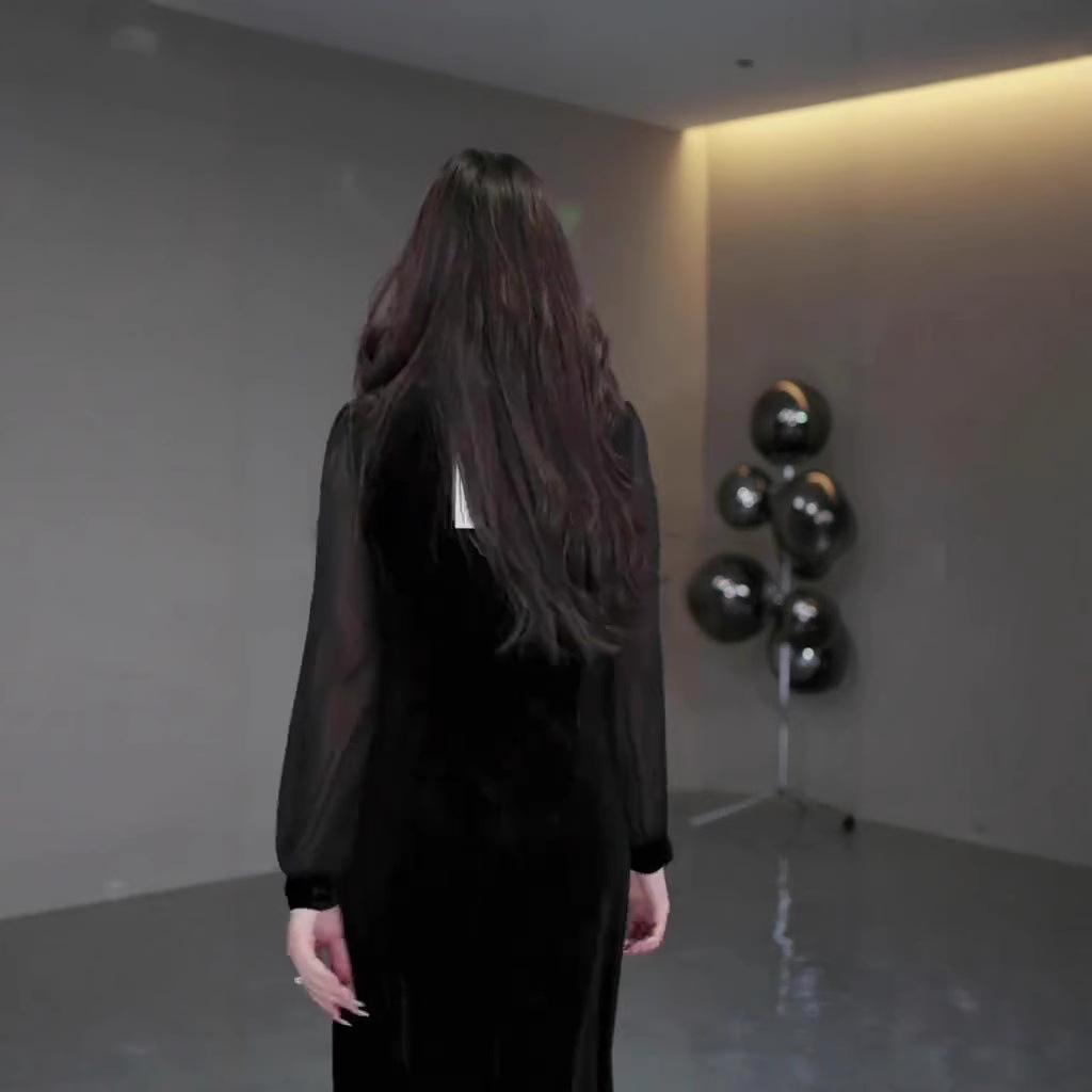 Весеннее кружевное бархатное платье с открытыми плечами в европейском стиле для полных женщин среднего возраста