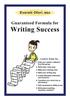 Книга Guaranteed Formula for Writing Success