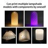 Xiaomi Деталь для 3D-принтера Для Bambu Lab Комплект светодиодной лампы 001 Модель для самостоятельной сборки Аппаратное обеспечение Без корпуса Теплый белый DC 5V Регулируемый световой комплект для 3D-принтера
