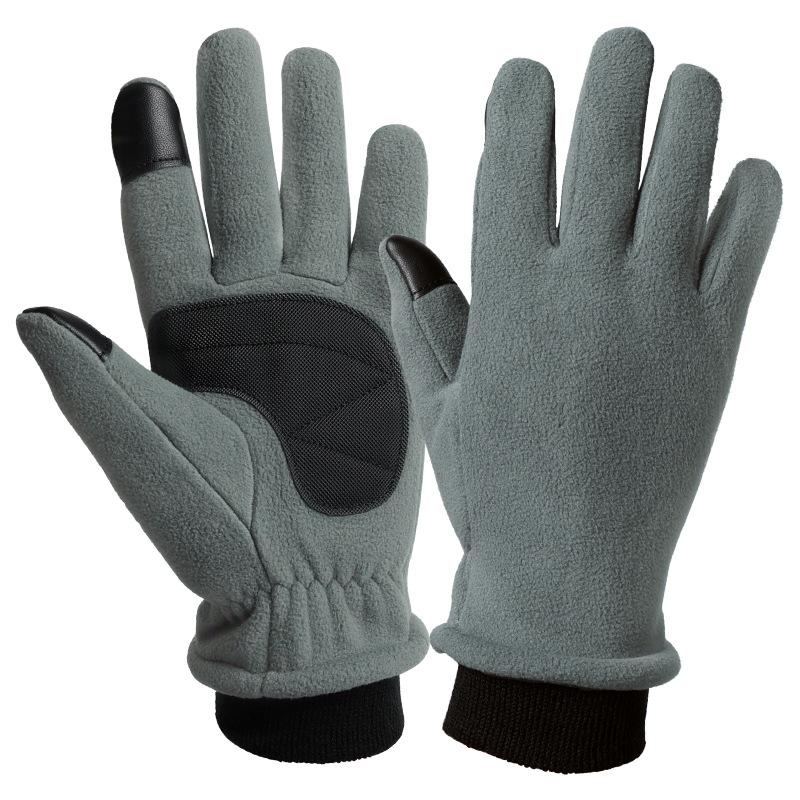 Men's Cold-proof Touch Screen Waterproof Leather Gloves for Winter Warmth Ski Cycling Cycling Warmth Gloves for Women