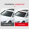 Car Front Rear Windshield Decoration Sticker For Toyota TRD Gazoo Racing Prius Prado Avensis Verso Sienna Avalon Camry Fortuner