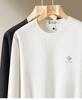 Soft and Comfortable Waffle Autumn Outdoor Versatile Breathable Men's Round Neck Long Sleeve Knitted Sweatshirt
