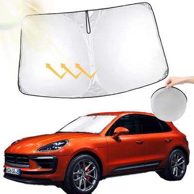 Oricarmes Солнцезащитный козырек Macan для Porsche Macan Передний с местом для хранения Аксессуар для автокемпинга Macan Сумка, Солнцезащитный козырек,