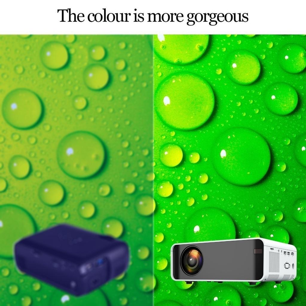 15000 люмен Android Full HD 1080P Портативный проектор для домашнего кинотеатра Портативный видеопроектор 200-дюймовый ЖК-экран Офисный проектор
