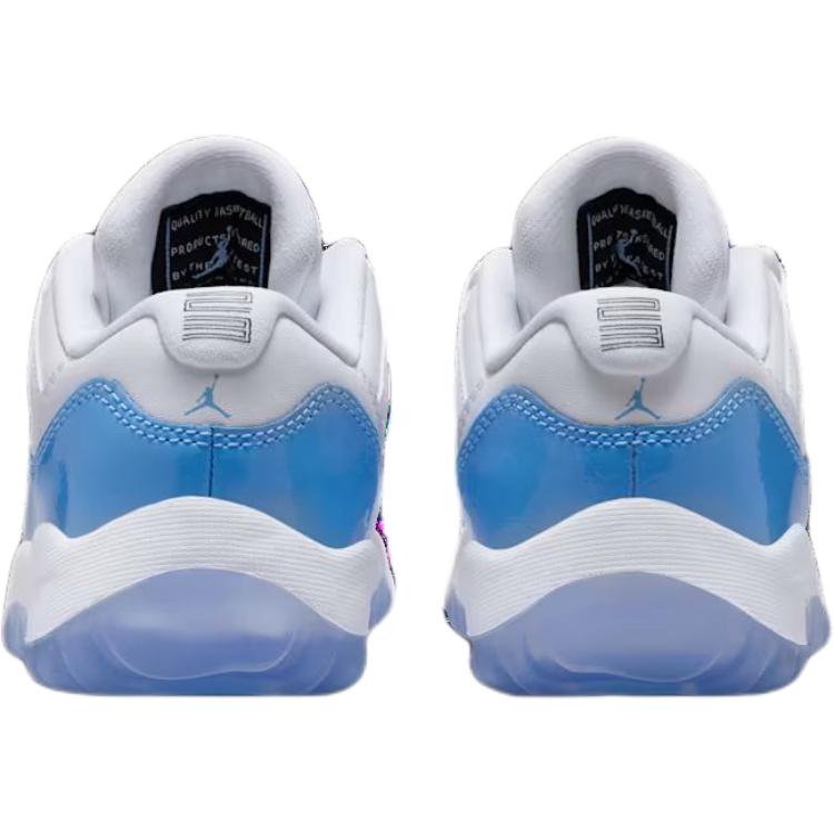 Air Jordan Jordan 11 Retro Low PS University Blue 2026 Детские кроссовки Белый Черный FV5116-100