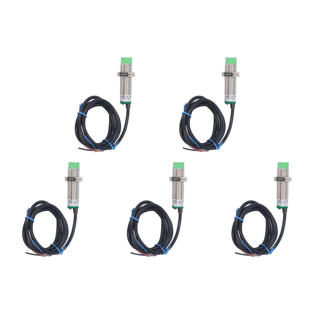 5 шт. Индуктивный датчик приближения PNP нормально открытый защита от короткого замыкания M18 бесконтактный переключатель 6‑36