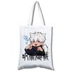 Spell Return Jujutsu Kaisen Shopping Mobile Phone White Canvas Handheld Messenger Bag