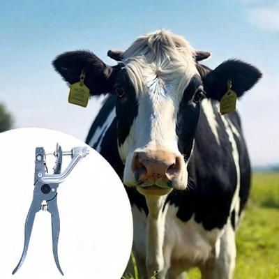Аппликатор для ушных бирок для скота Щипцы для животных для крупного рогатого скота Коровы Принадлежности
