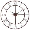 Металлические настенные часы 100 см( черный)