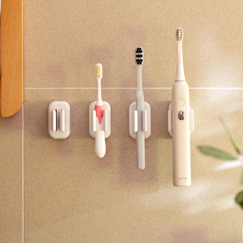 Xiaomi 1/2шт настенный держатель для зубных щеток самоклеящаяся швабра щетка зажим многоцелевая стойка для хранения экономит место органайзер для ванной комнаты