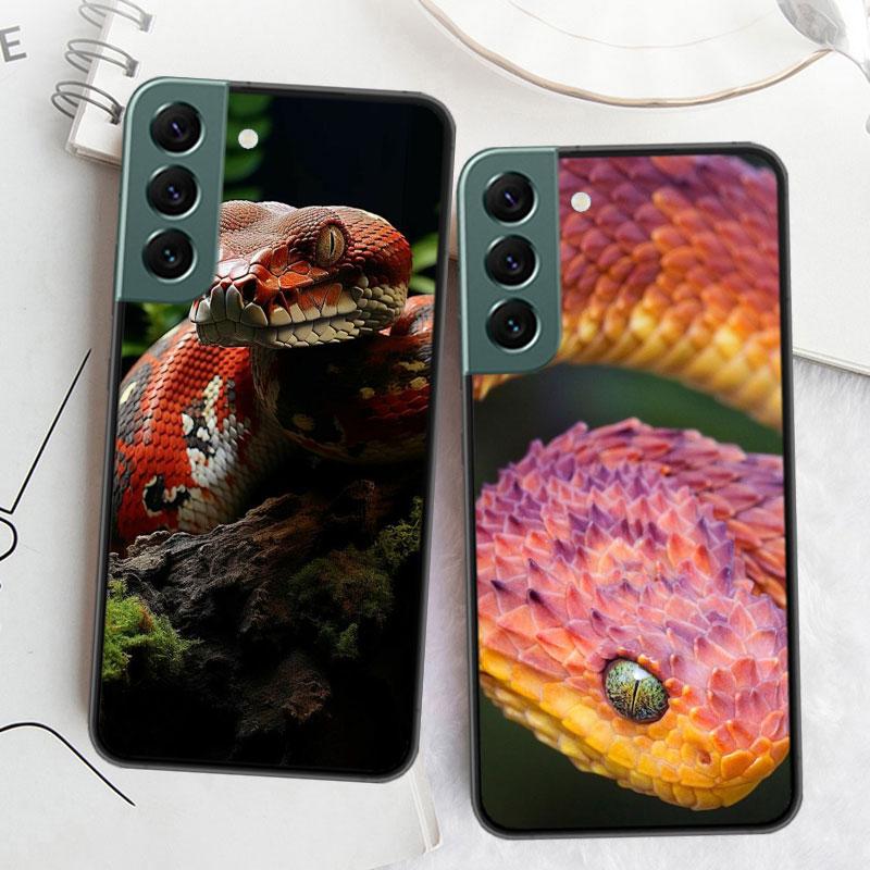 Forest Vipers And Pythons Phone Case For Samsung Galaxy S22 S25 Ultra S21 S10 Plus S26 Edge S20 S23 S24 FE Cover Silicone So