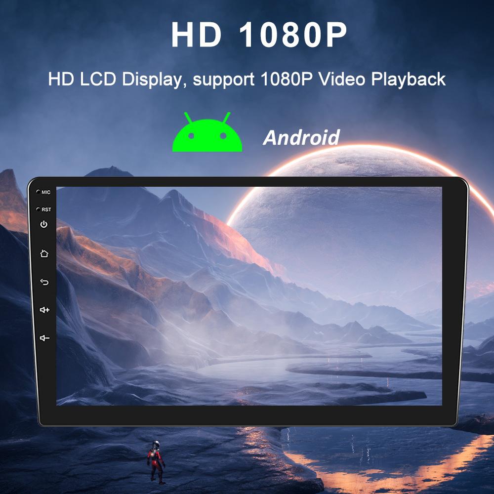 Универсальный автомобильный радиоприемник 2 Din Wireless Carplay Android Auto 9-дюймовый GPS-навигатор Мультимедийный проигрыватель Wi-Fi FM BT Car Stere